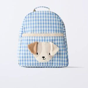 ISO:: Zara Checkered Dog Puppy Kids Backpack
